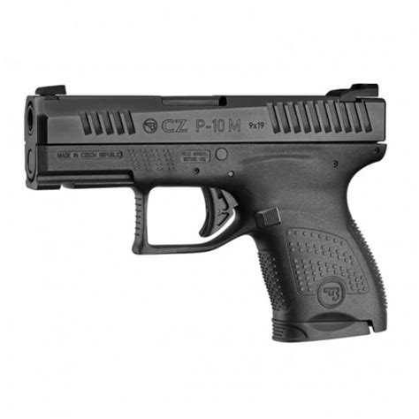 Cz Pistol P M Black Cal Mm Rds Mm Bbl Polymer Frame Black