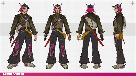 Andres Romero Heiwaku Hermes Character Concept Design