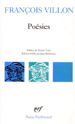 Poésies de François Villon Poche Livre Decitre