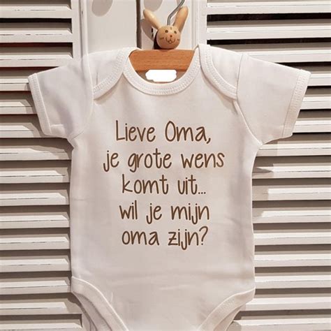 Baby Rompertje Met Tekst Bekendmaking Zwangerschap Aankondiging