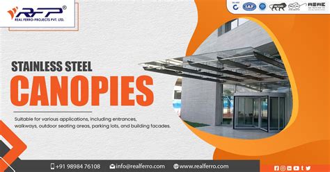 Stainless Steel Canopies Real Ferro Projects Pvt Ltd