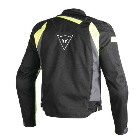 Dainese Veloster Black Ebony Fluo Yellow Tekstil Mont