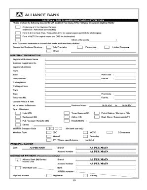 Fillable Online Sub Merchant Application Form New Fax Email Print