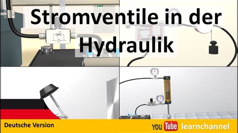 Stromventile In Der Hydraulik Funktion Und Anwendung YouTube