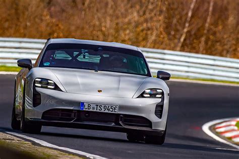 Porsche Taycan S Smashes Nürburgring Electric Lap Record Electric