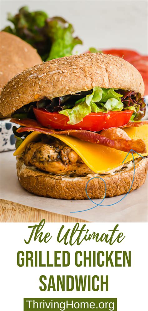 The ULTIMATE Grilled Chicken Sandwich Easy Flavor Packed Recipe