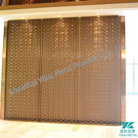 Metal Screen Decorative Stainless Steel Stainless Steel Screen Wall