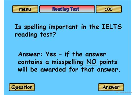 Ielts Quiz Jeopardy Game English Esl Powerpoints