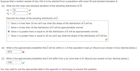 Solved Suppose That A Random Sample Of Size Is To Be Chegg