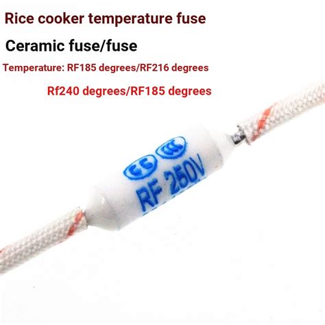 Rice Cooker Thermal Fuse RF185 Degree RF216 240 20A Ceramic Shopee