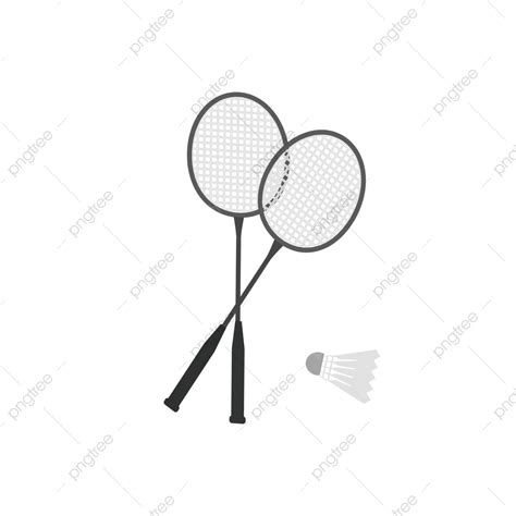 Cartoon Badminton PNG Transparent Cartoon Badminton Illustration