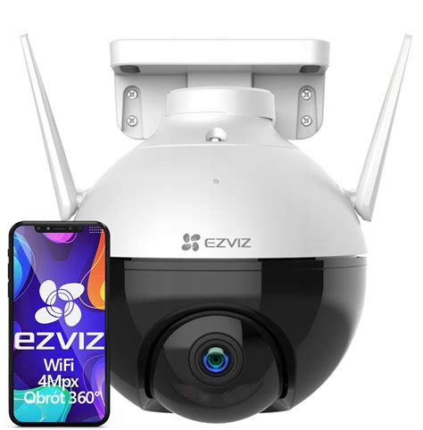 ZEWNĘTRZNA KAMERA EZVIZ 4Mpx WiFi C8W Full Kolor Obrotowa 360 Dual