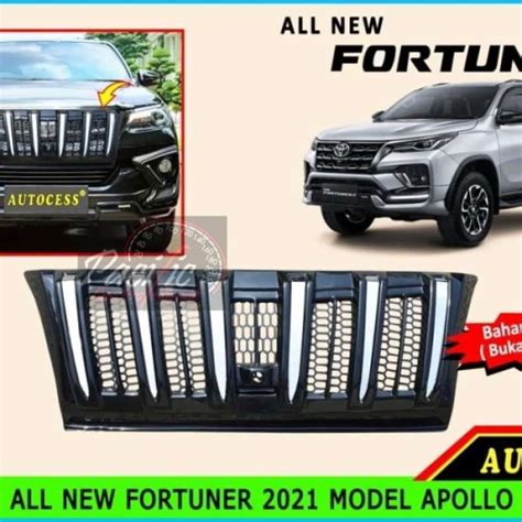 Jual Front Grill Depan Prado Apollo All New Fortuner TRD GR 2021 2022