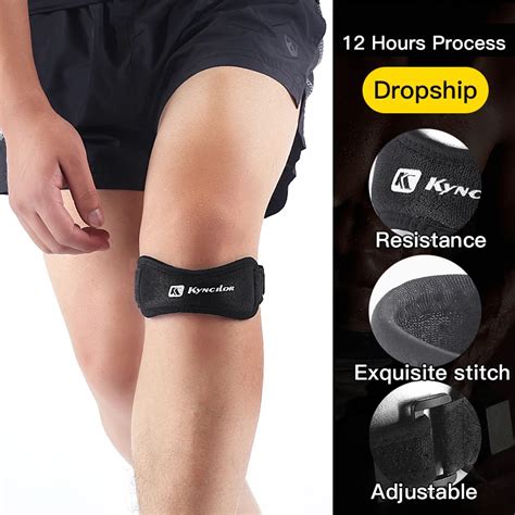 1PC Patella Kneecap Band Adjustable Silica Gel Knee Tendon Strap