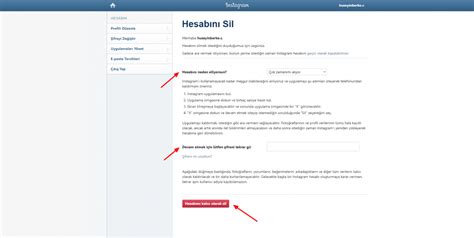 Instagram Hesab N Kal C Silme Instagram Hesap Dondurma Help Mert