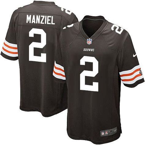 Nike Browns 2 Johnny Manziel Brown Team Color Mens Stitched Nfl Game