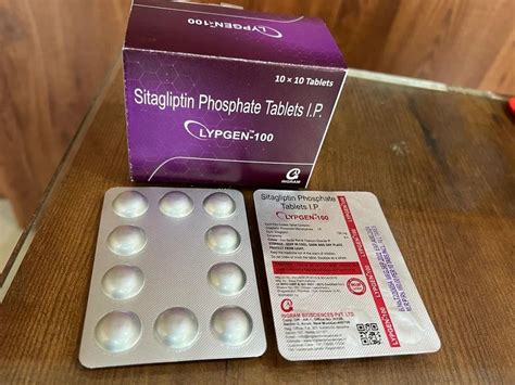 Sitagliptine 100 Mg At Rs 160 Stripe Sitagliptin Hydrochloride