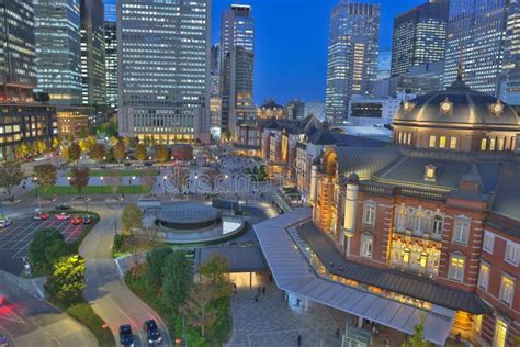 Nov 29 2023 a Tokyo Station Night View Skyscraper, Japan Editorial ...