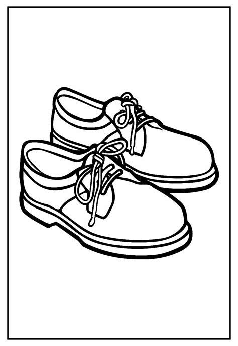 Desenhos De Sapatos Para Colorir Bora Colorir