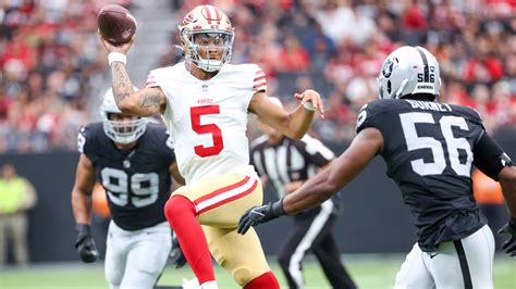 49ers Observations Trey Lance Sam Darnold Struggle In Preseason Loss