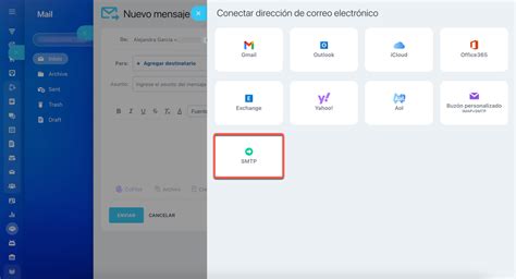 Utilizar el servidor SMTP para enviar correos electrónicos