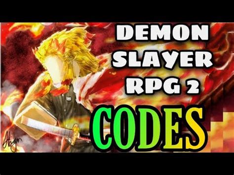 ALL NEW SECRET CODES In Demon Slayer RPG 2 CODES ROBLOX Demon