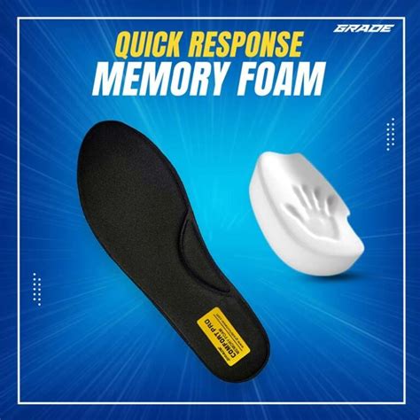 Buy Memory Foam Insole For Shoes Walking Running Orthotic