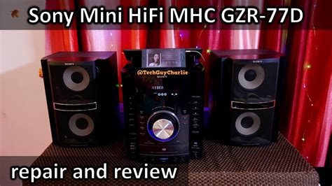 Sony Mhc Gzr 77d Mini Hifi Component Stereo System Youtube