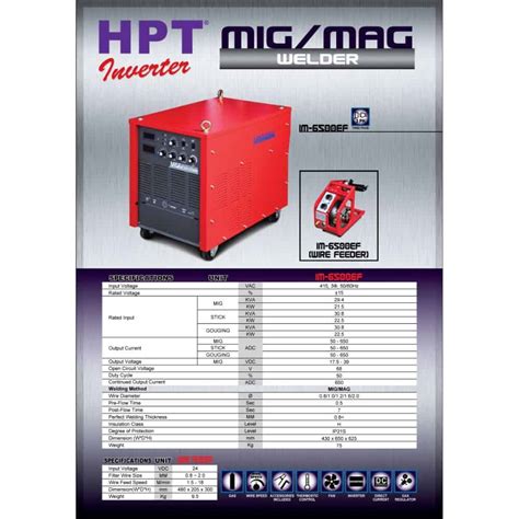 Hpt Im Ef Mig Welding Machine Wintex Engineering Machinery