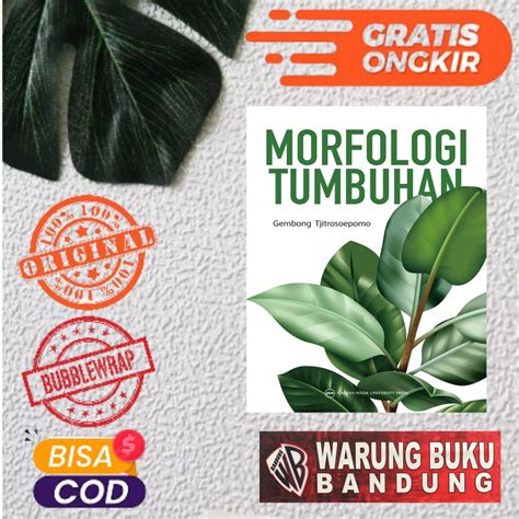 Jual Buku Morfologi Tumbuhan Edisi Tahun Gembong Tjitrosoepomo