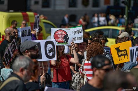 Manifestación Antitaurina Madrid Fotomovimiento org