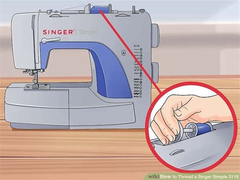 How to Thread a Singer Simple 3116 (with Pictures) - wikiHow