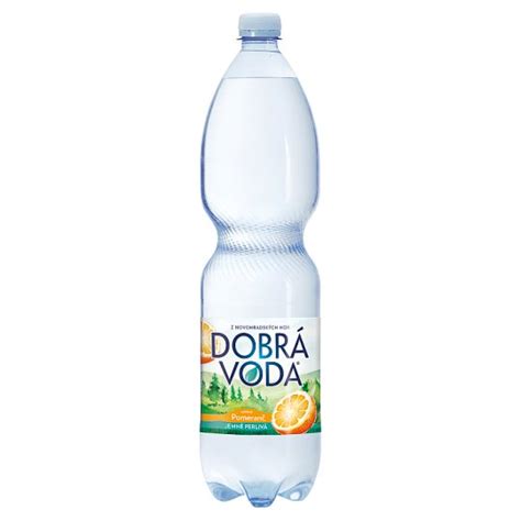 Dobrá voda 1,5L Pomeranč jemně perlivá Zásobování kanceláří