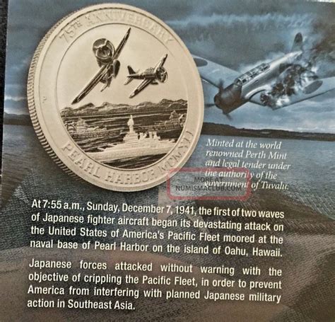 75th Anniversary 1oz Pearl Harbor Silver Coin 9999 Specia