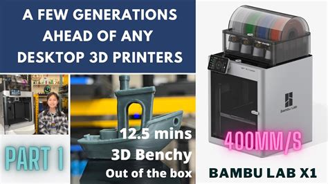 Bambu Lab X1 Corexy Color 3d Printer With Lidar And Ai By