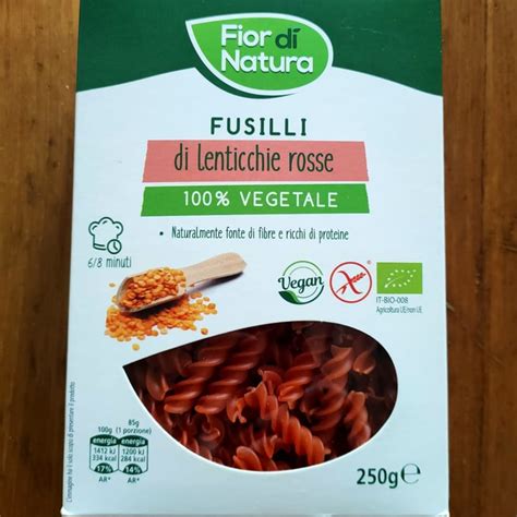 Fior Di Natura Fusilli Di Lenticchie Rosse Review Abillion