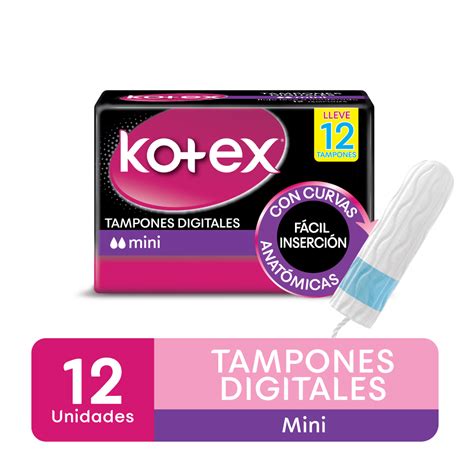 Tampones Digitales Kotex Mini X 12 Unidades