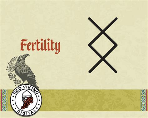 Fertility Rune A Symbol Of Growth And Love Find It On Etsy Etsy