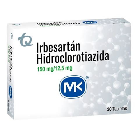 Hidroclorotiazida Irbesartan Mg Tabletas Caja X Mk Los