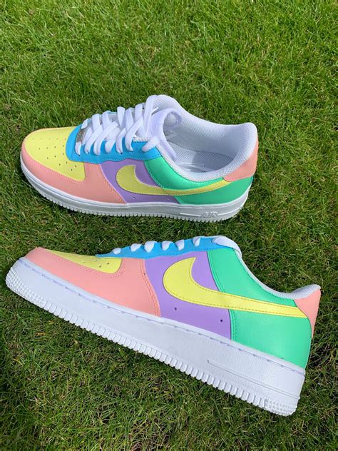 Custom Hand Painted Pastel Air Force Etsy