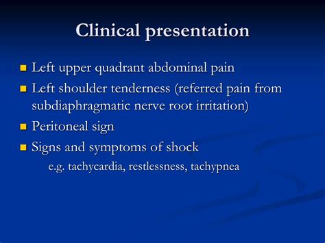 Ppt Jhsgr Management Of Blunt Splenic Injuries Powerpoint