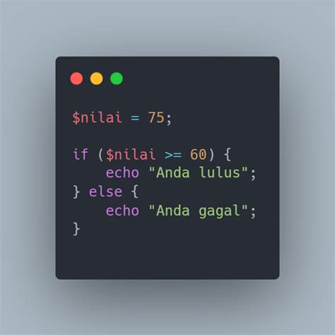 Belajar Php Mengenal If Pada Php Minarsih Tech