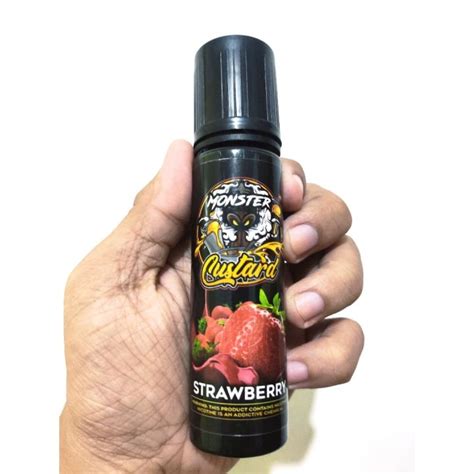 Monster Custard Strawberry 3mg 65ml Vape Juice E Liquid Lazada Ph