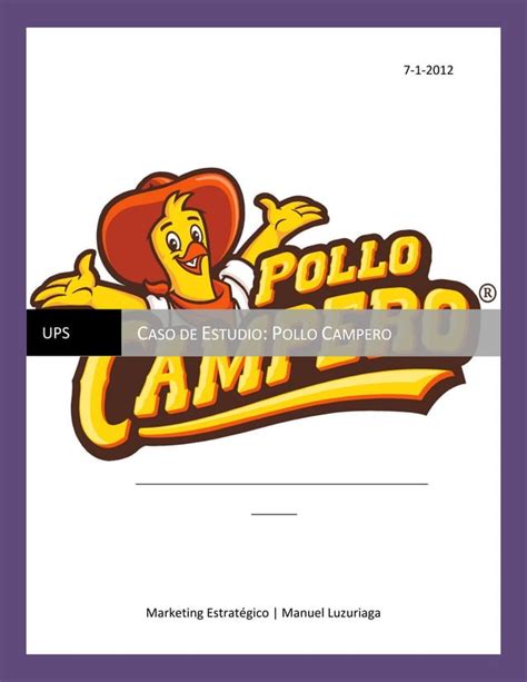 Caso De Estudio Pollo Campero Pdf