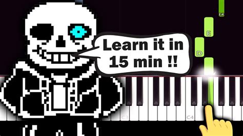 Undertale Megalovania Theme Easy Piano Tutorial Youtube