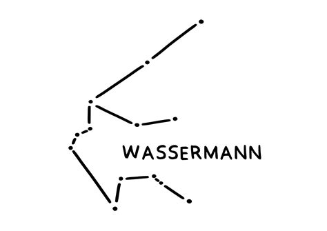 Sternzeichen Wassermann Sternbild Svg Graphic By Filucry · Creative Fabrica