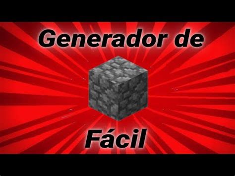 Como Hacer Un Generador De Piedra En Minecraft F Cil Y Sencillo Youtube