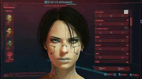 V Preset Sliders At Cyberpunk 2077 Nexus Mods And Community