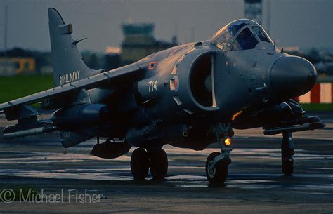 Xz457 Sea Harrier Fa2 Photographed At Rnas Yeovilton For Flickr