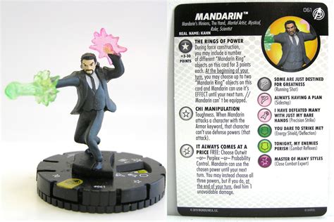 Heroclix 061 Mandarin Captain America And The Avengers Mtgandmorede